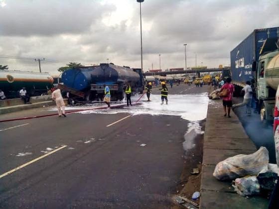 tow fuel tankers collide